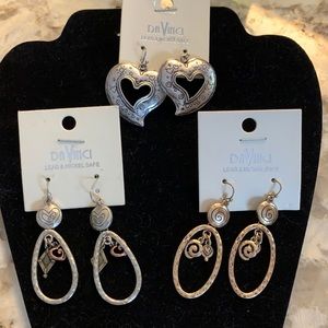 A Trio of DaVinci Earrings